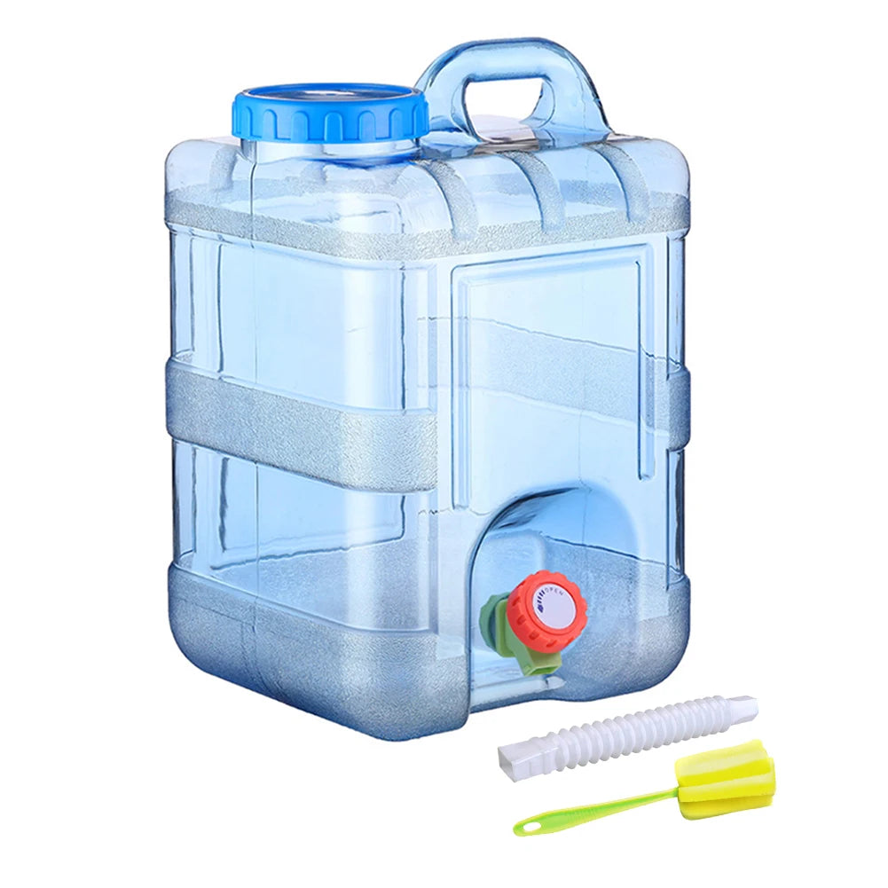 7.5/10/15L Camping Water Bucket with Faucet