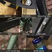 Backpacking & Outdoor Digging Tool with Multifunction