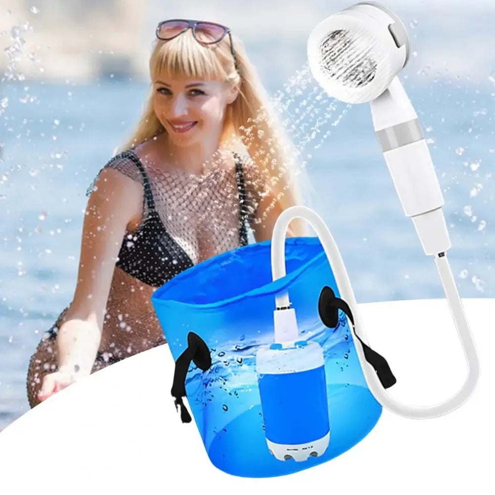 rechargeable electric shower pump with smart digital