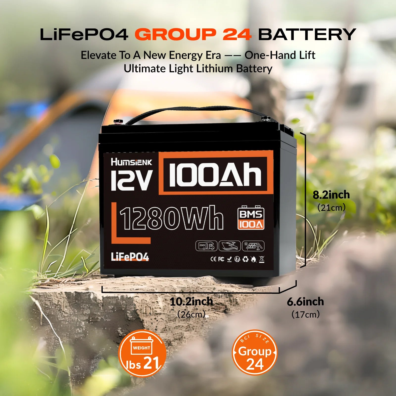12V 100Ah 150Ah 200Ah 314Ah LiFePO4 Battery Built-in BMS Low Temperature Protection For  RV/ Camp/ Solar Energy Storage