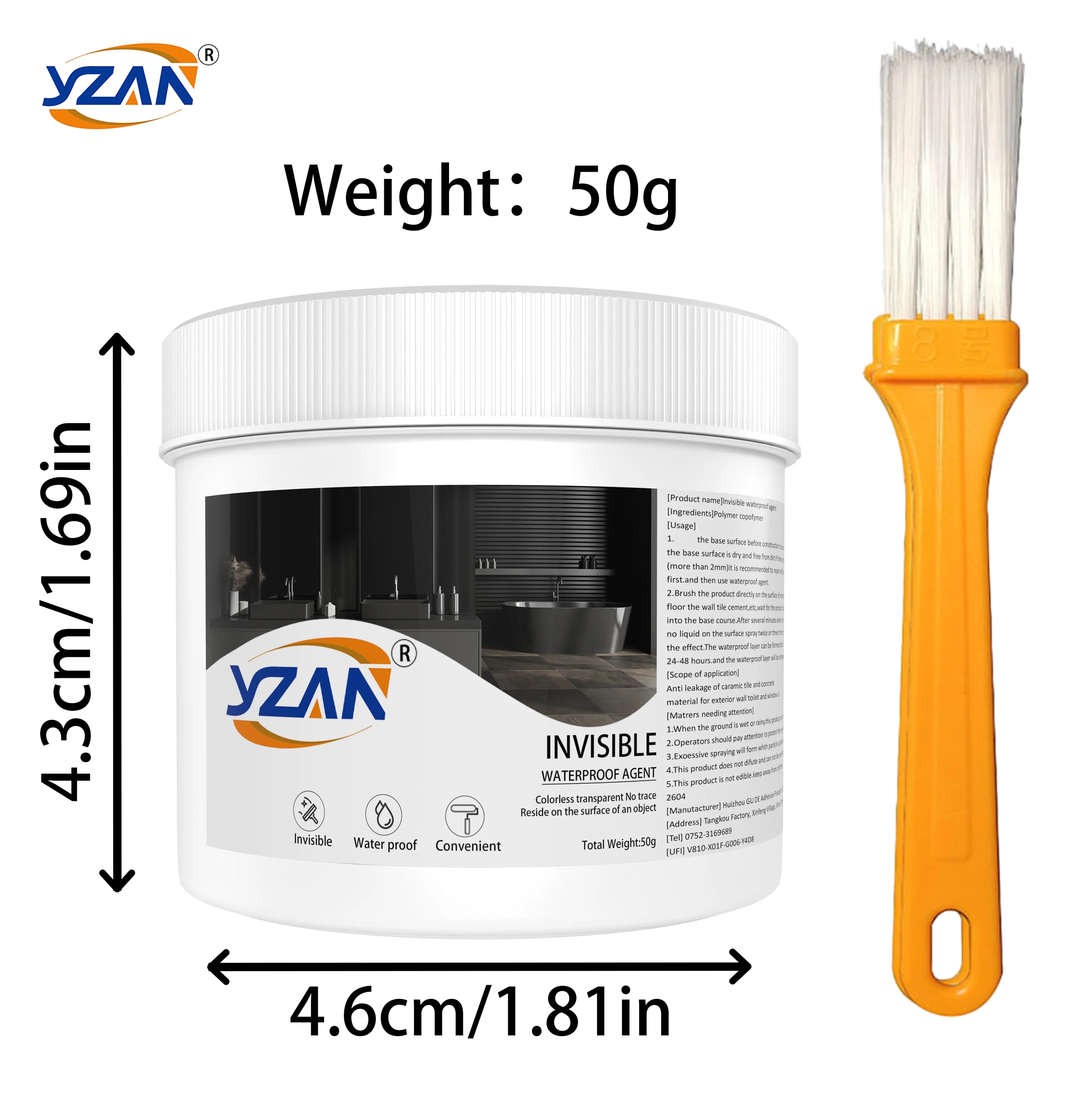 450g Polyurethane Waterproof Coating Invisible Sealant