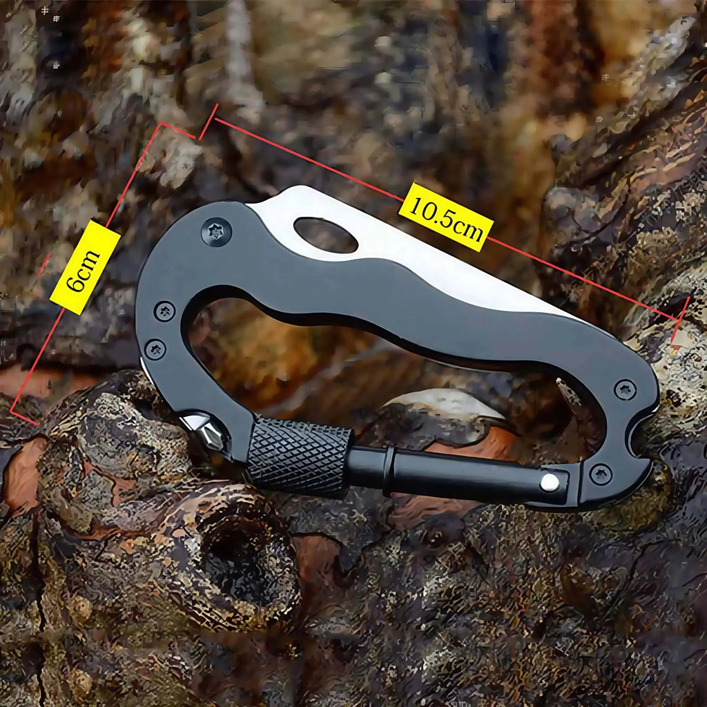 5-in-1 Multifunctional Carabiner  for Outdoor Survival Gear