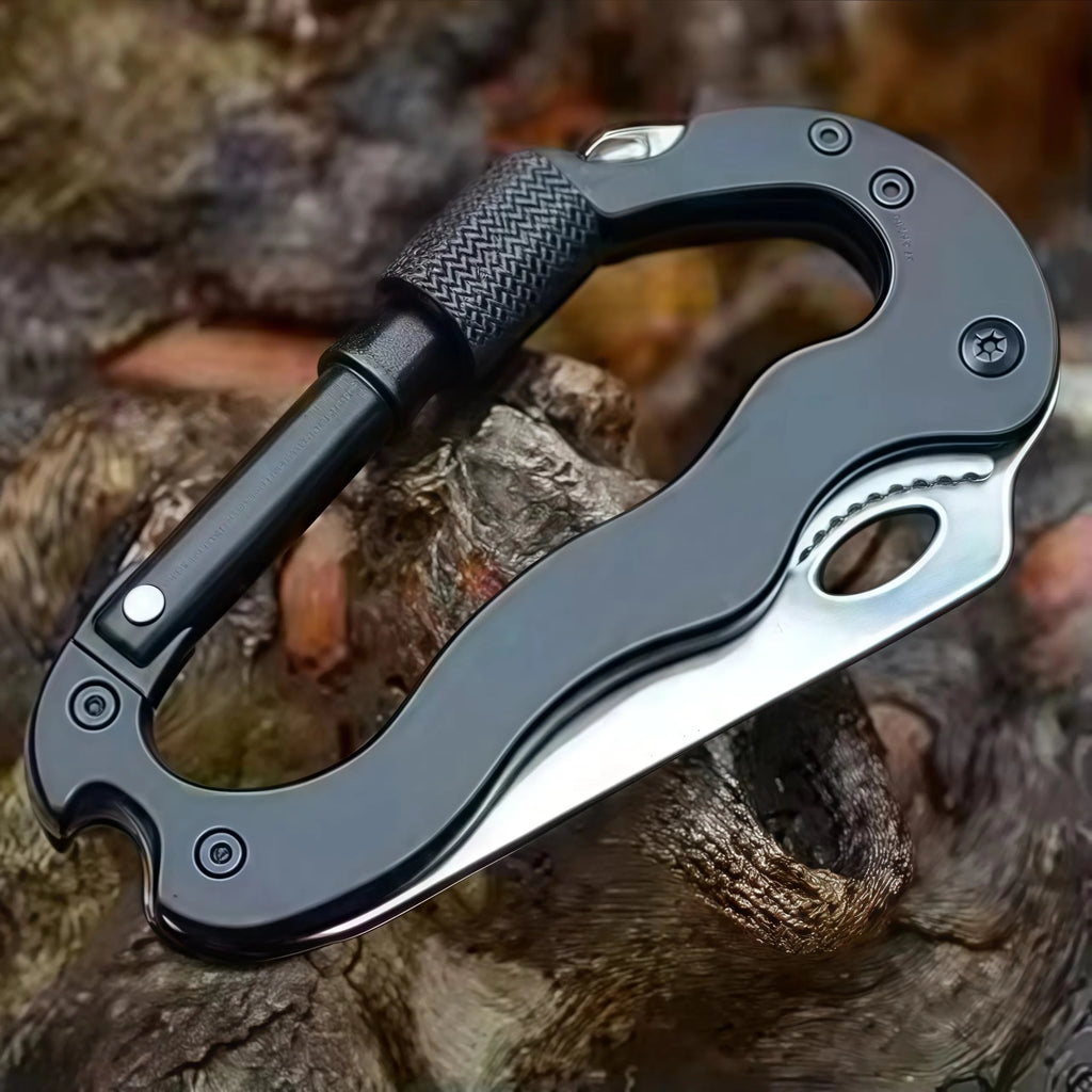 5-in-1 Multifunctional Carabiner  for Outdoor Survival Gear