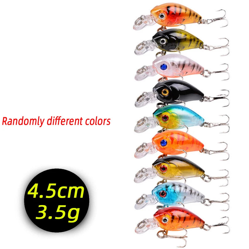 3/5/8Pcs Minnow Fishing Lure set