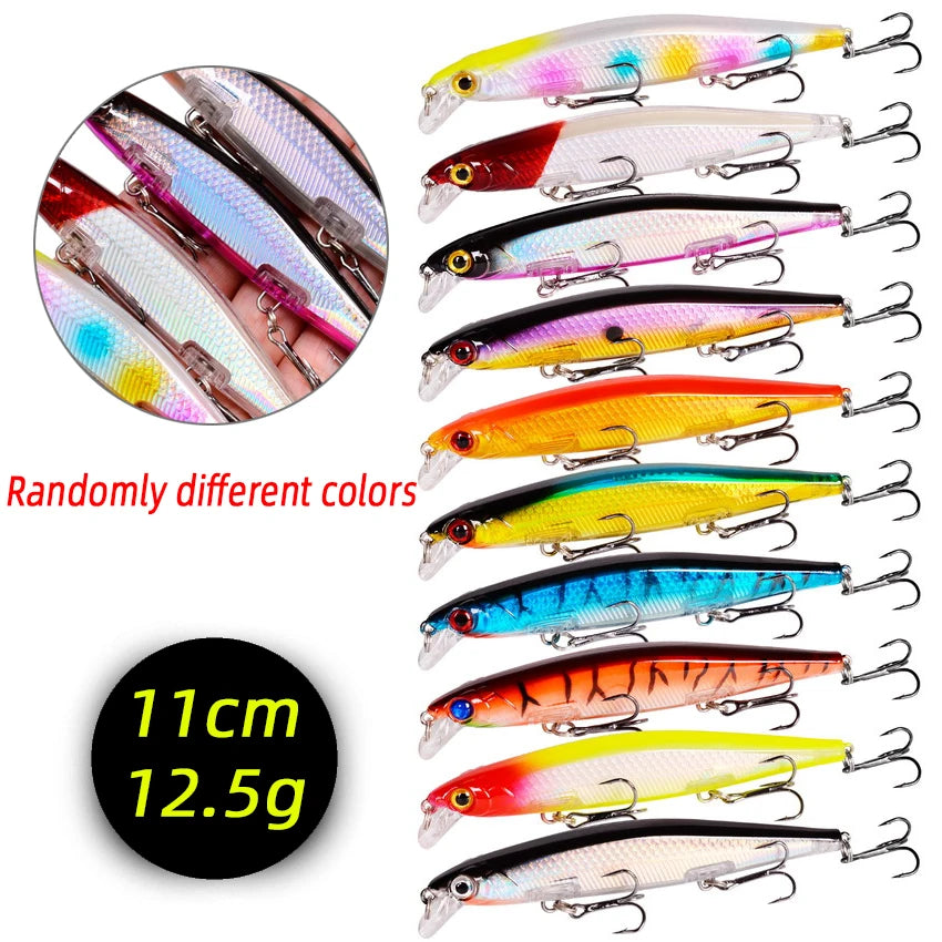 3/5/8Pcs Minnow Fishing Lure set
