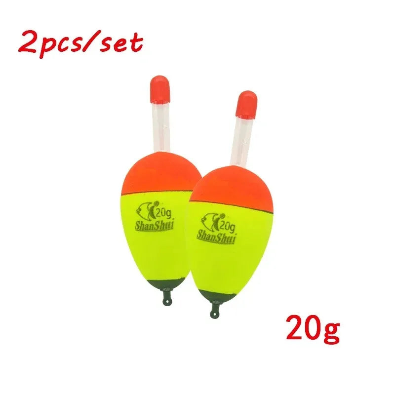 2/10pcs Luminous Fishing Float Stick Plastic Bobber
