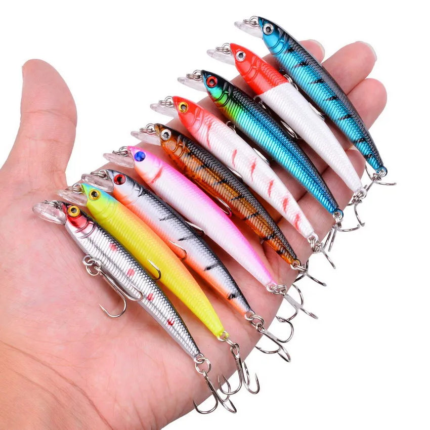3/5/8Pcs Minnow Fishing Lure set