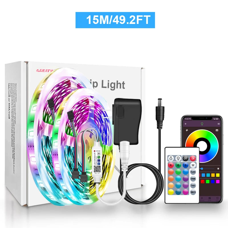 LED Strip Lights RGB 5050 Bluetooth control